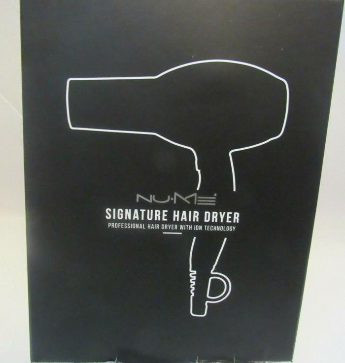 NuMe Signature Black Hair Dryer