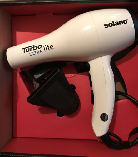 Solano Turbo Ultralite Professional Hair Dryer White