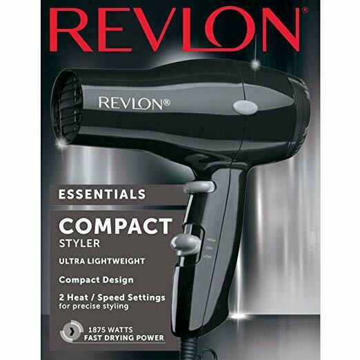 Revlon professional Hair Dryer  Compact & Lightweight ,Fast Dry Travel 1875W