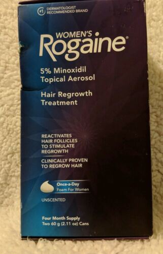 Women's Rogaine Hair Regrowth **4 Month Supply** Unscented Foam Exp7/17