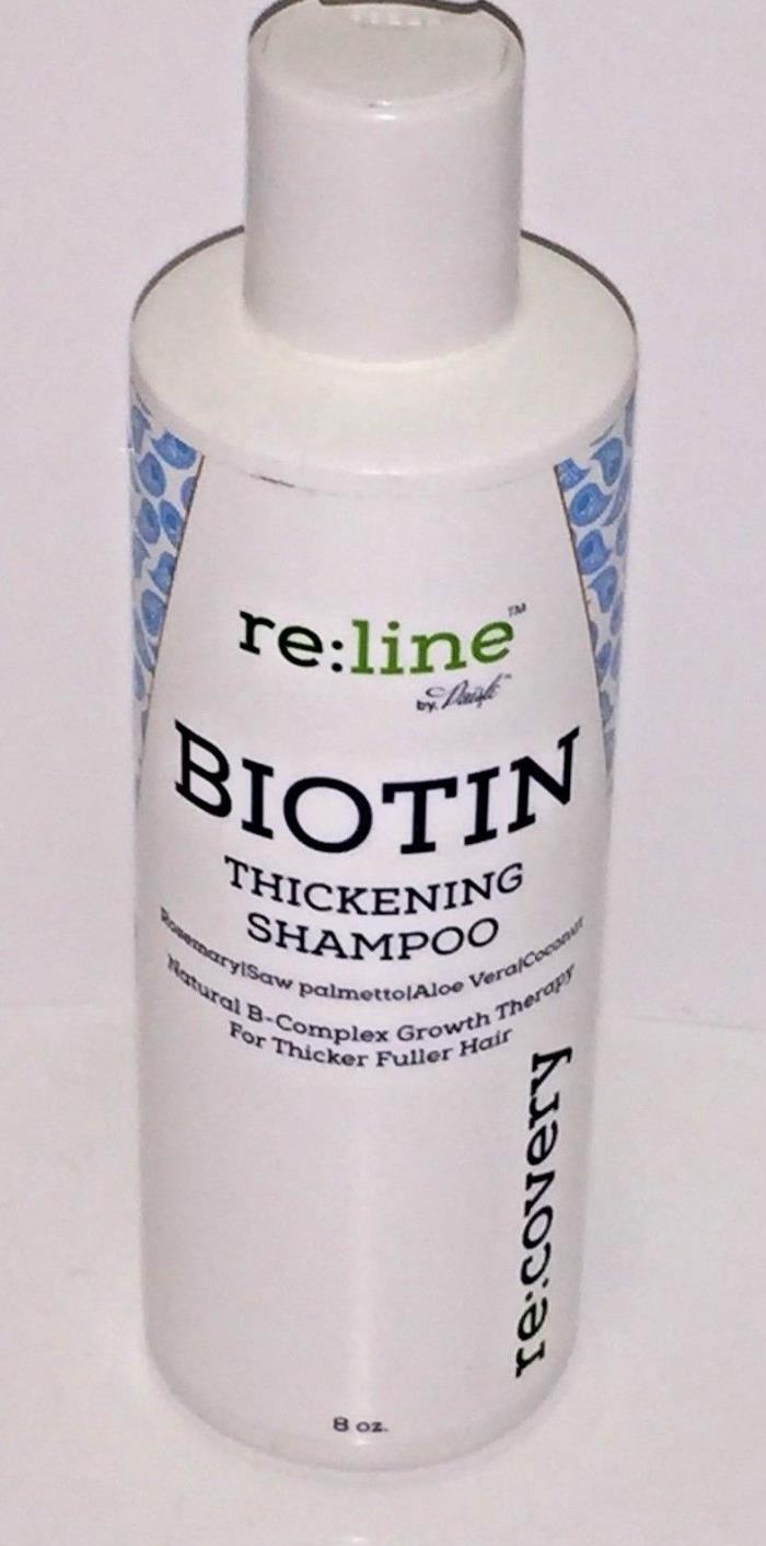 re:line BIOTIN Thickening Shampoo for Thicker Fuller Hair Re:Covery 8 fl oz New