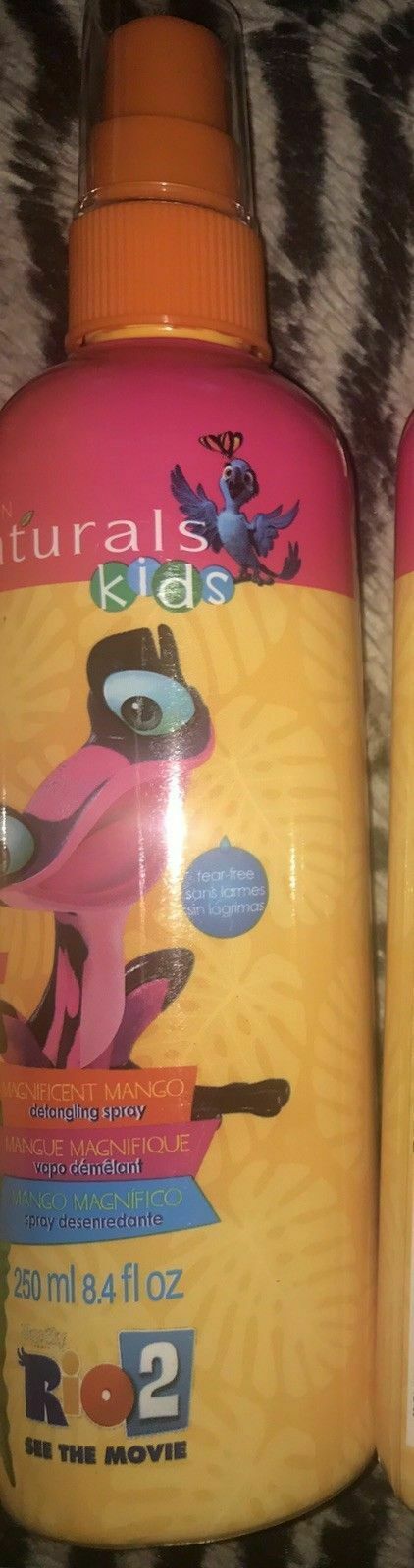 Avon Naturals Kids MAGNIFICENT MANGO Detangling Spray 8.4oz New