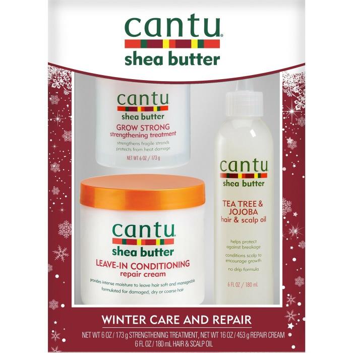 NEW Cantu Shea Butter 3 piece set  Winter Care and Repair natural hair curl