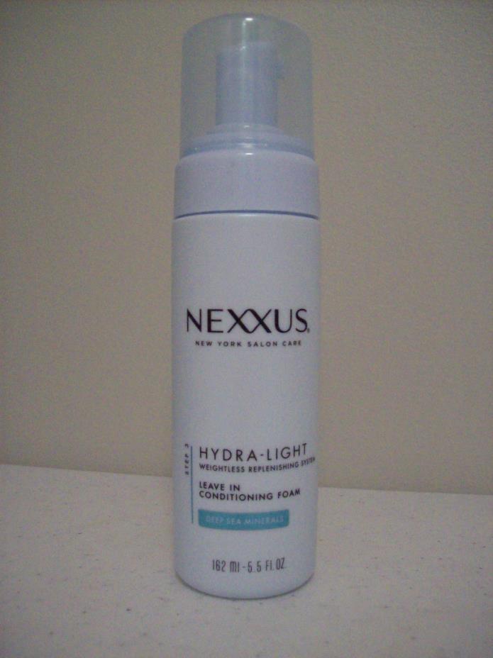 NEXXUS HYDRA-LIGHT LEAVE IN CONDITIONING FOAM WEIGHTLESS REPLENISHING SYSTEM NEW