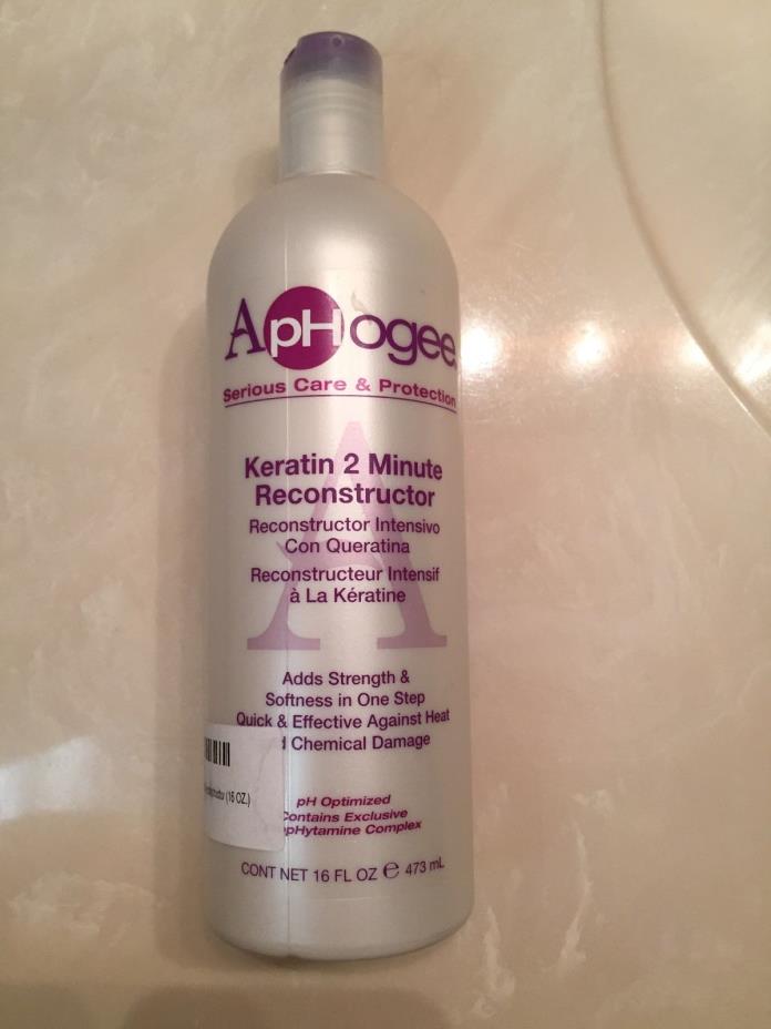 Aphogee Keratin Hair Reconstructor, 16 oz. New