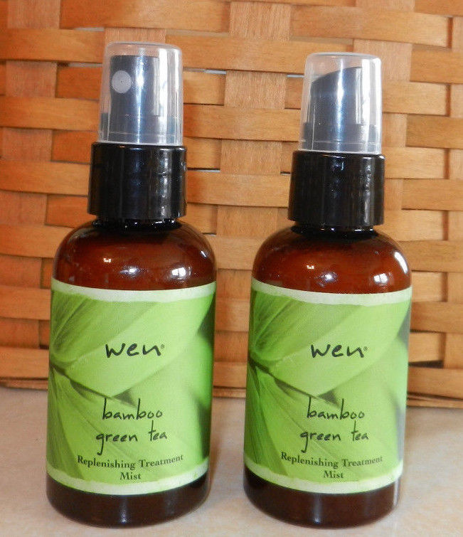 WEN Bamboo Green Tea Travel Size 2 oz. Replenishing Treatment Mist Duo
