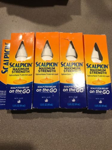 Scalpicin Scalp Itch Relief, Maximum Strength 1.5 oz (Pack of 4)