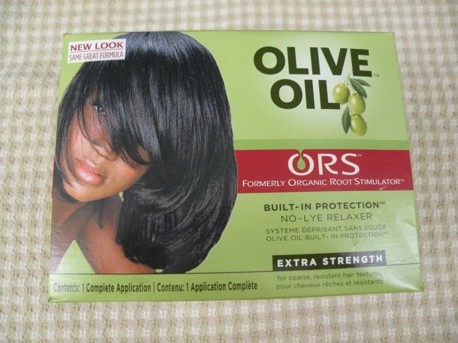 Organic Root Stimulator Olive Oil No Lye Relaxer Kit, Extra Strength