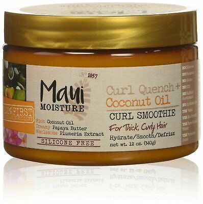 Maui Moisture Quench + Coconut Oil Curl Smoothie, 12 Ounce Original Version