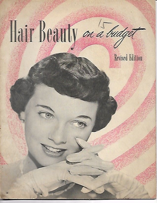 ee - Vintage 1950 Hair Style & Beauty on a Budget Booklet by Gillette Co Toni