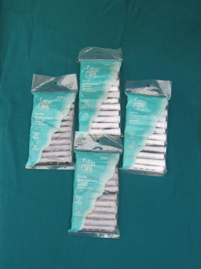Lot of 4  Perm Rods by Salon Care NEW, ( 9/16