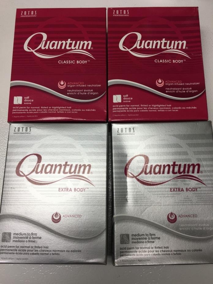 Lot of 4 Zotos Professional Quantum Body perms