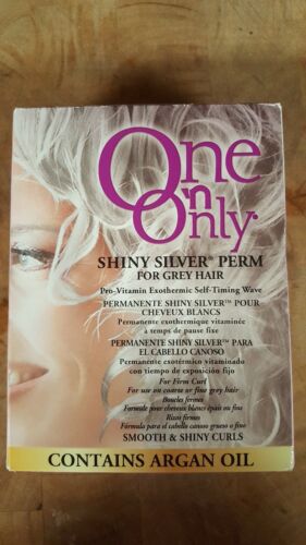 Jheri Redding One 'N Only Shiny Silver Perm for Gray Hair NIB w/Argan Oil