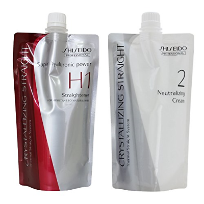 Hair Rebonding Shiseido Professional Crystallizing Hair Straightener H1 + 2 for