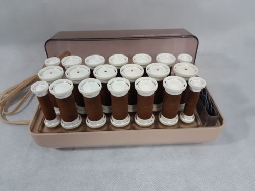 Vtg Clairol Custom CareSetter 20 Curler Hair Rollers Pageant Prom Wax Core KF-20