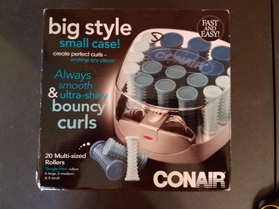 Conair Compact Hairsetter Hot Hair Beauty Styling Curler Clips Care Heating Set
