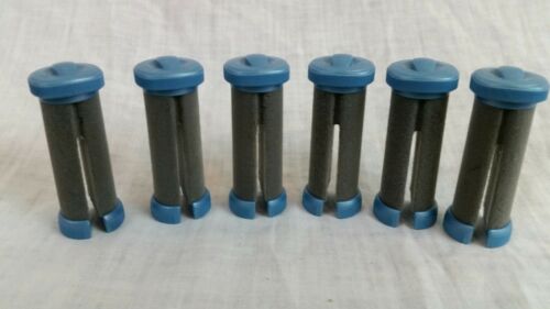 Conair Ion Shine Replacement Lot Of 6 Small Soft Velvety Rollers CHV261X Curlers