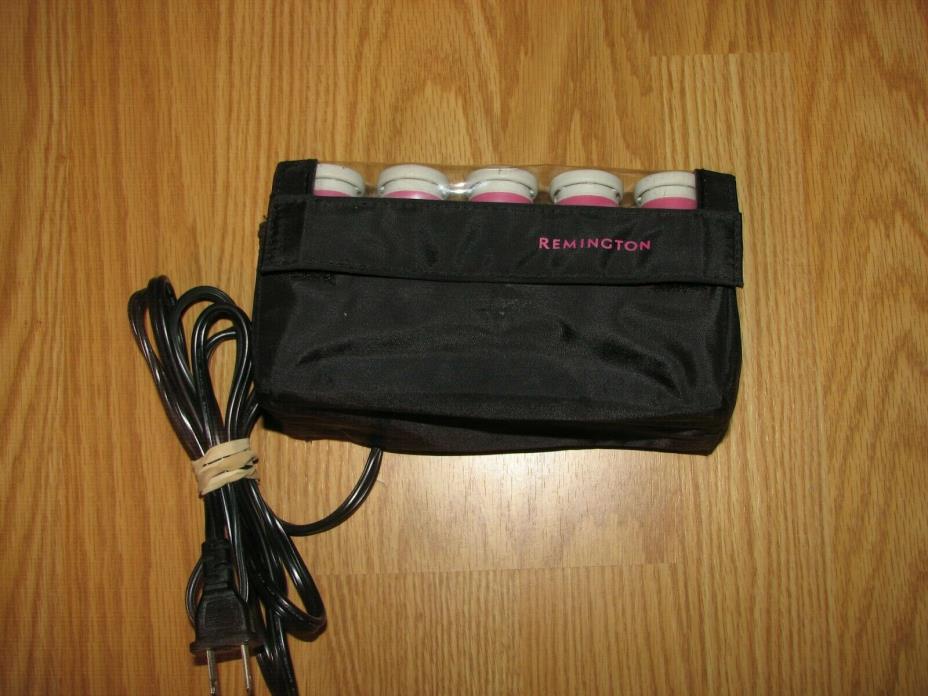 Remington Color Changing H1012 Hot Rollers Compact Travel Hair Curlers. No Clips