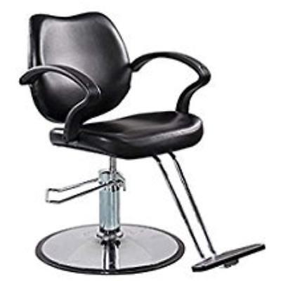 FlagBeauty Black Hydraulic Barber Styling Chair Hair Salon Equipment