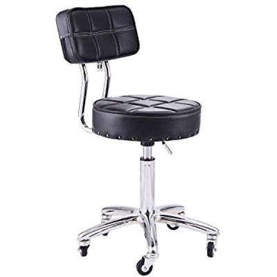Small Swivel Massage Chair Spa Stool With Back Height Adjustable In 2DAY SHIP