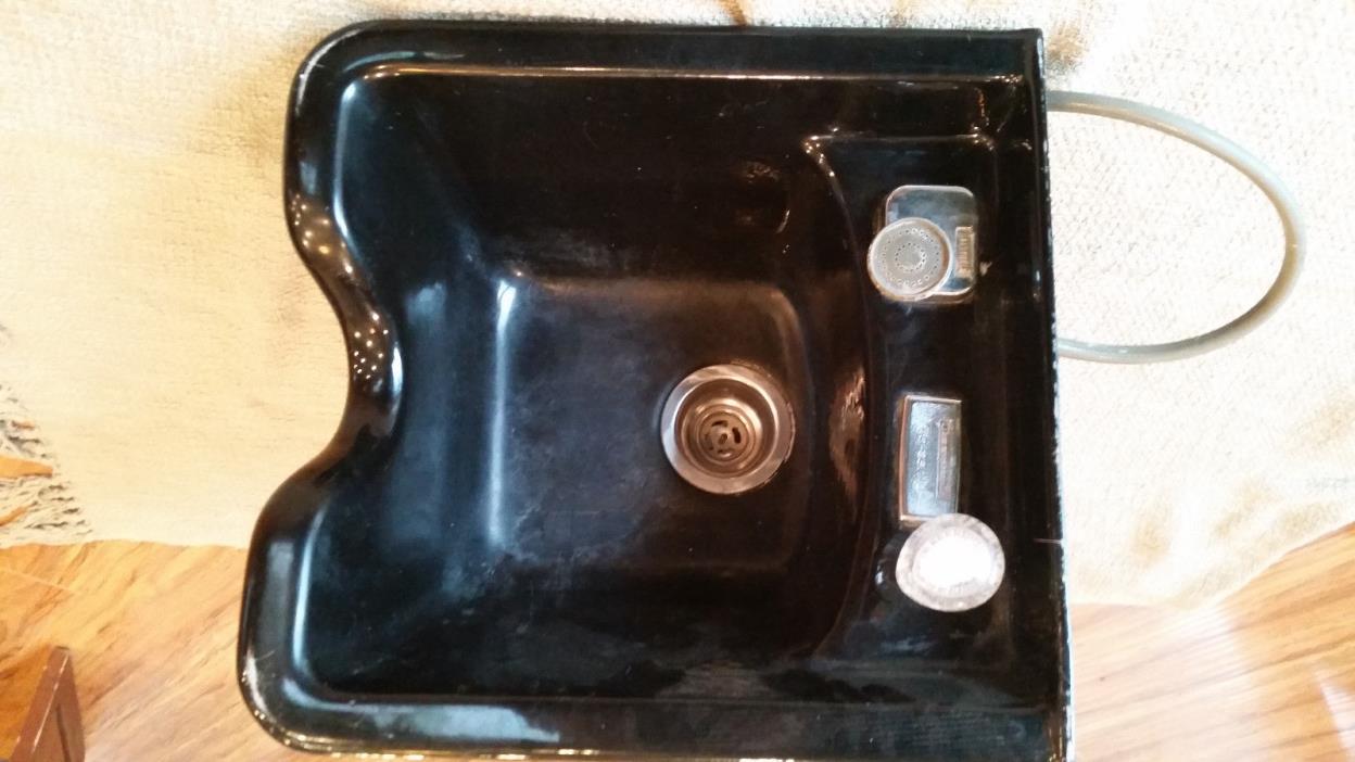 Belvedere Salon Flo Temp Shampoo Bowl Vintage Black