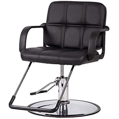 Black Classic Hydraulic Barber Chair Salon Spa Beauty Equipment
