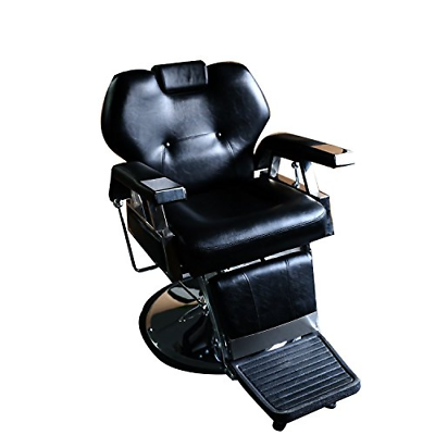 Salon Barber Chair Beauty Spa Shampoo Hair Styling Chair Equipment Black