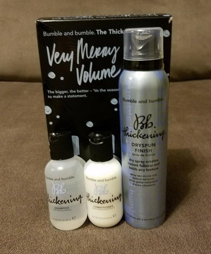 Bb Bumble and bumble Very Merry Volume Gift Set The Thickening Set NIB