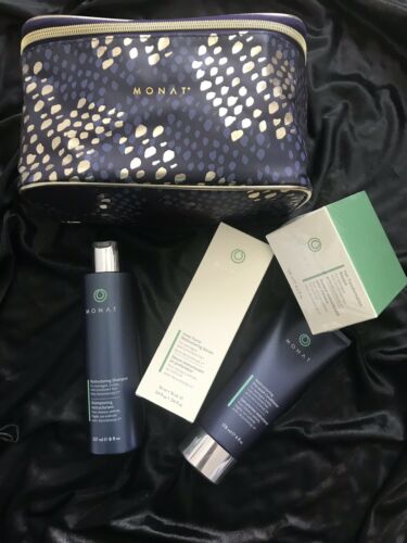 MONAT Restructuring Hair Care Collection 5Pcs w/travel bag NEW!