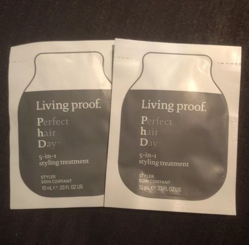 Living Proof PHD Perfect Hair Day 5 in 1 styling treatments lot of 2 packets