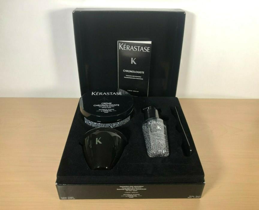 KERASTASE CHRONOLOGISTE Kit Cream 200ml and Pearls 50ml Open Box