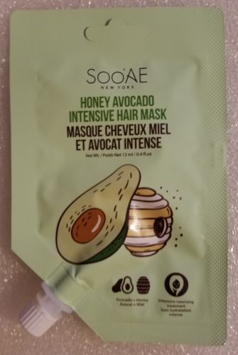 SOO'AE  New York Honey Avocado Intensive Hair Mask 12 mL 0.4 FL Oz