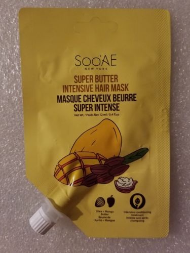 SOO'AE  New York Super Butter Intensive Hair Mask 12 mL 0.4 FL Oz Shea Mango