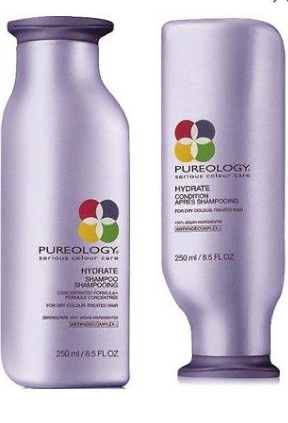 pureology hydrate shampoo and conditioner, 8.5 oz