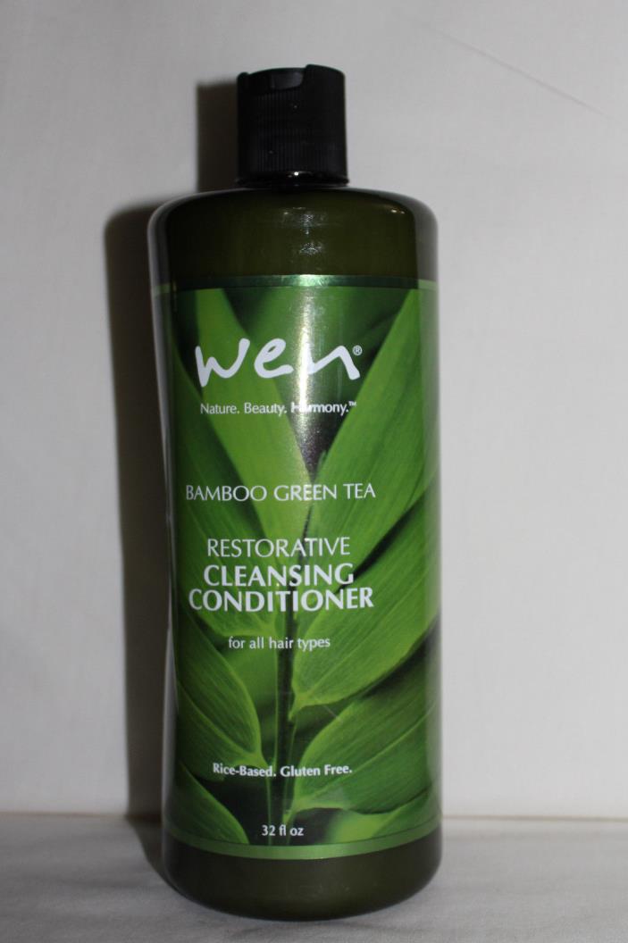 WEN Cleansing Conditioner with Pump - Bamboo Green Tea - 32 oz - New