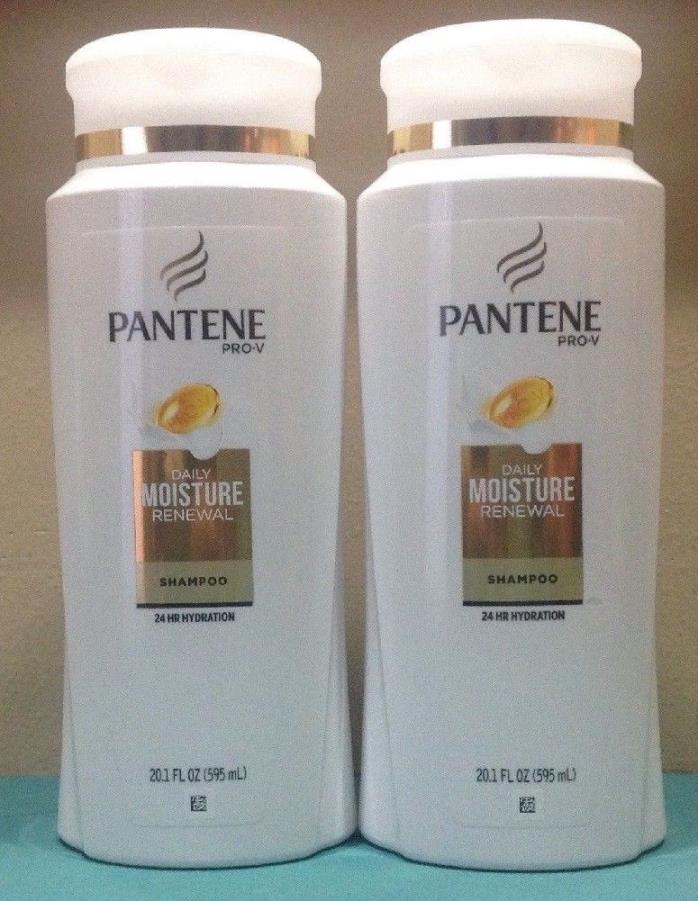 Pantene Pro-v Daily Moisture Renewal Hydrating Shampoo, 20.1 Oz - PACK OF 2