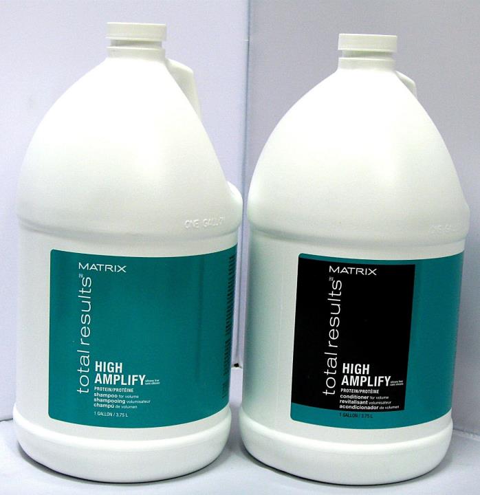 Matrix High Amplify Shampoo & Conditioner Gallon Set Total Results Silicone Free