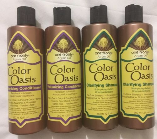 One 'N Only Argan Oil Color Oasis 2 Volumizing Conditioner 2 Clarifying Shampoo