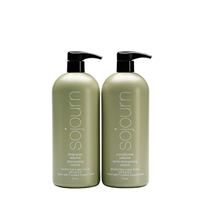 Sojourn Volume Shampoo and Conditioner Duo Set For Fine/Thinning/Flat Hair 975ml