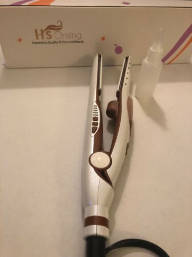 HS Onsing Ionic Steam Flat Iron Straightener NEW in Open Box