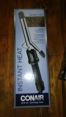 Instant heat conair curling iron 3/4 in BRAND NEW IN BOX