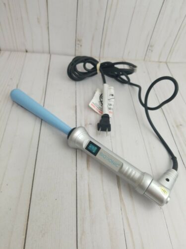 Bio Ionic 1” Curling Wand, light blue, Tested works
