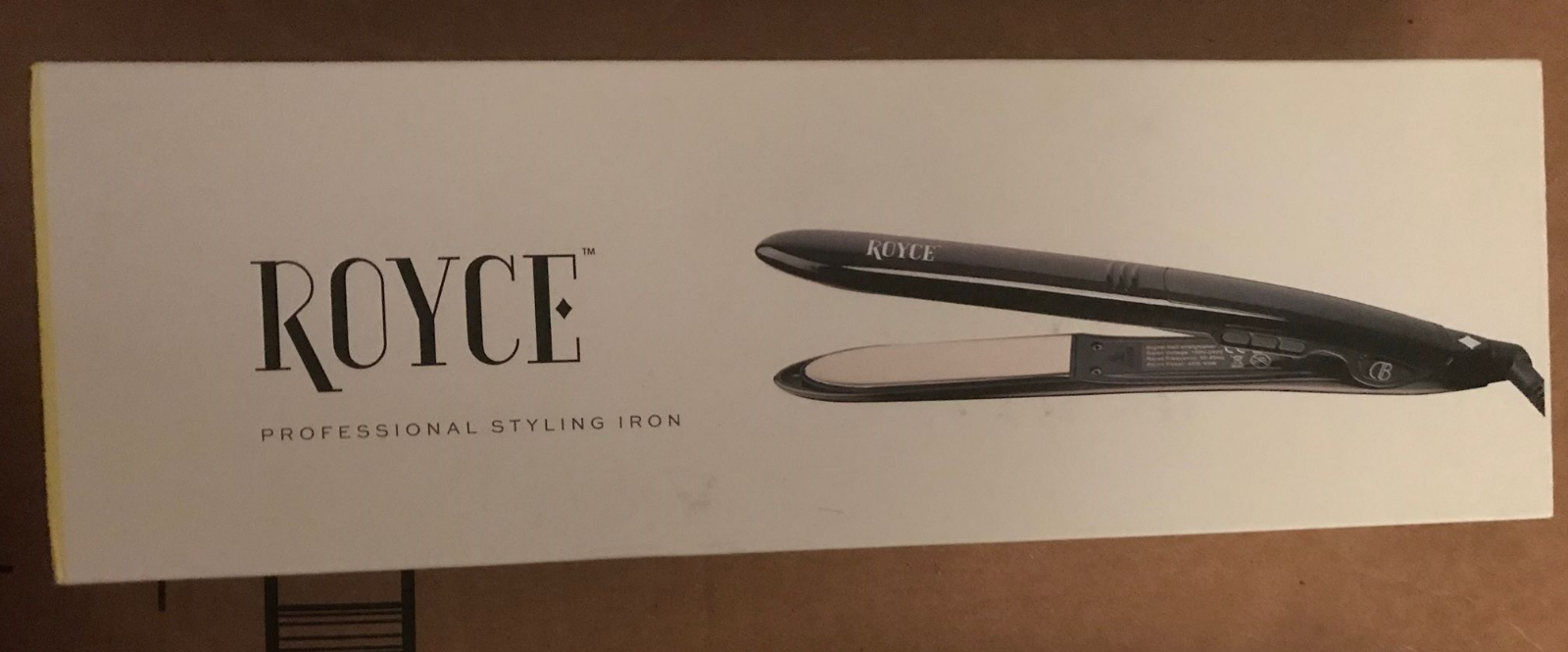 Royce Mercury Series Black Professional straightener Styling Iron NEW in box