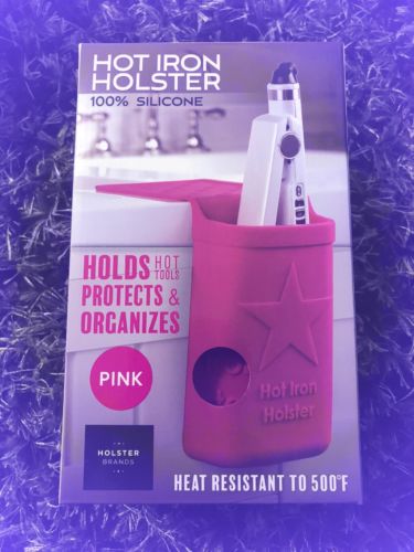 Holster Brands Hot Iron Holster PINK 100% Silicone Holds, Protects & Organizes