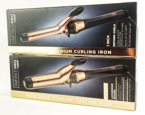 Conair Infiniti Pro Rose Gold Titanium Curling Iron [1 inch/1.5 inch]