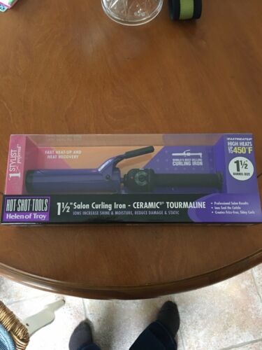 BRAND NEW! - Hot.Shot.Tools Helen Of Troy 1.5”       1 1/2” Ceramic Curling Iron