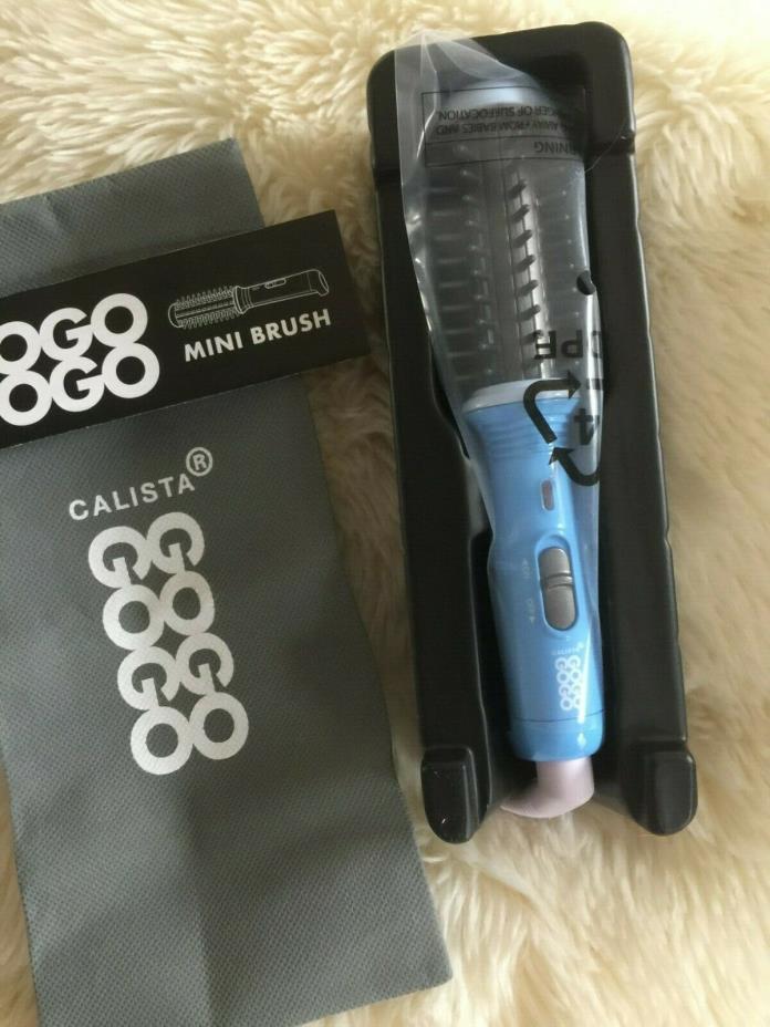 Brand New In Box Calista Go Go Mini Brush Hair Styling Tool Blue