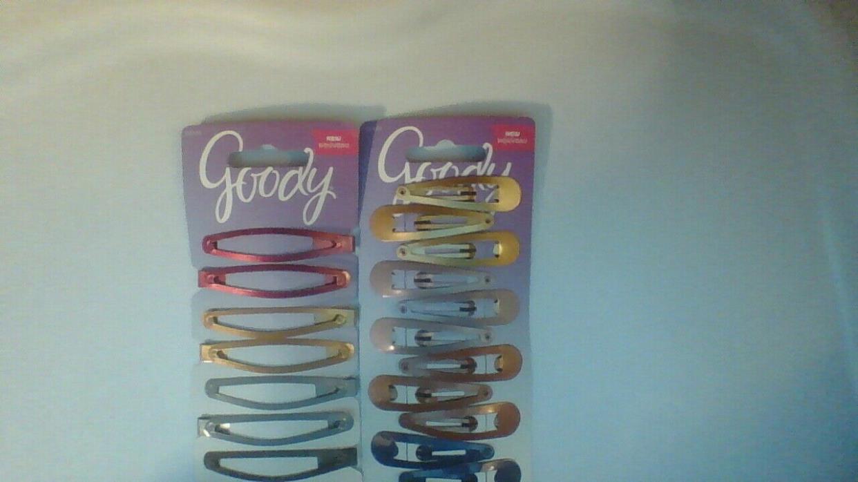 2 goody Large and medium snap clips