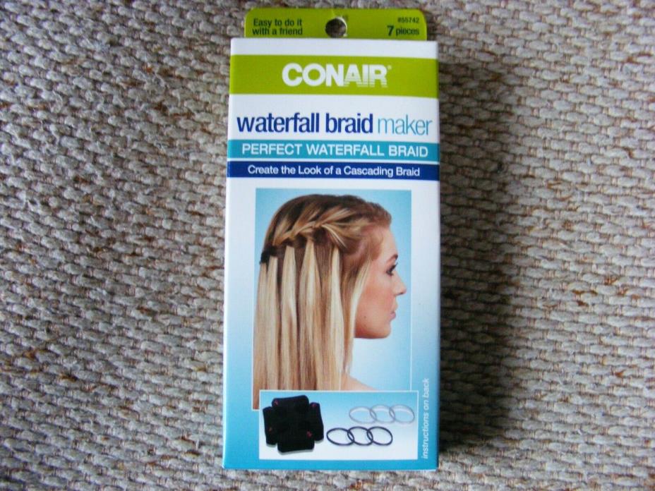 Conair Waterfall braid maker Create the cascading braid look hair accessory NIP