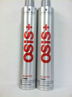 2 Osis Schwarzkopf Elastic Finish Flex Hold Hairspray 15 oz unisex